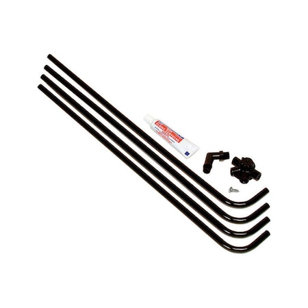 Dial 4 Way Side Plastic Black Evaporative Cooler Water Hook-Up Kit 4003828